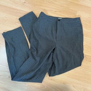 Aritzia (Sunday Best) tapered plaid dress pants